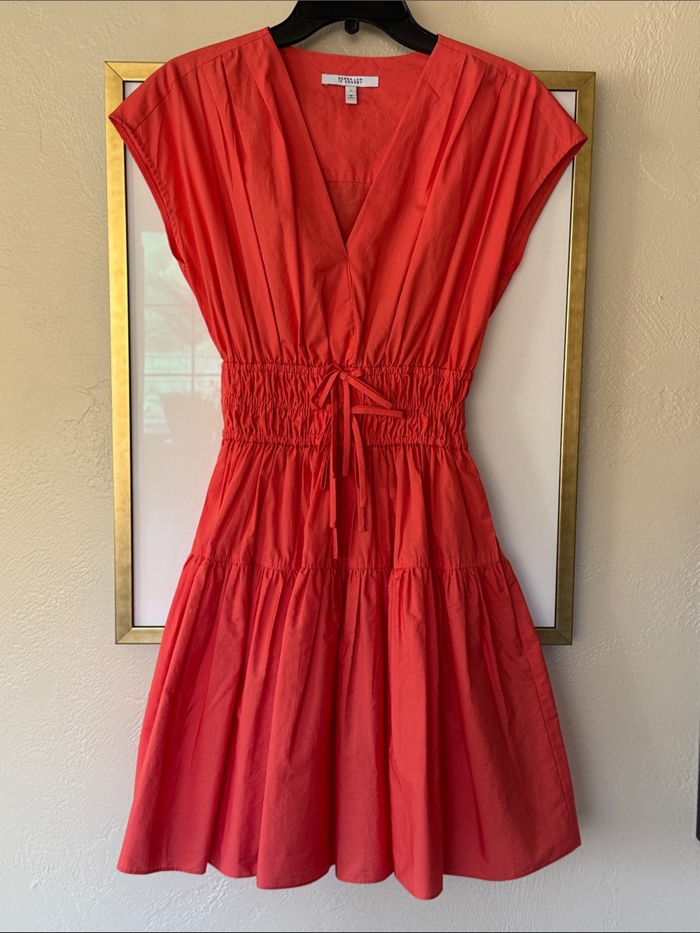 Shirred Waist Cotton Dress